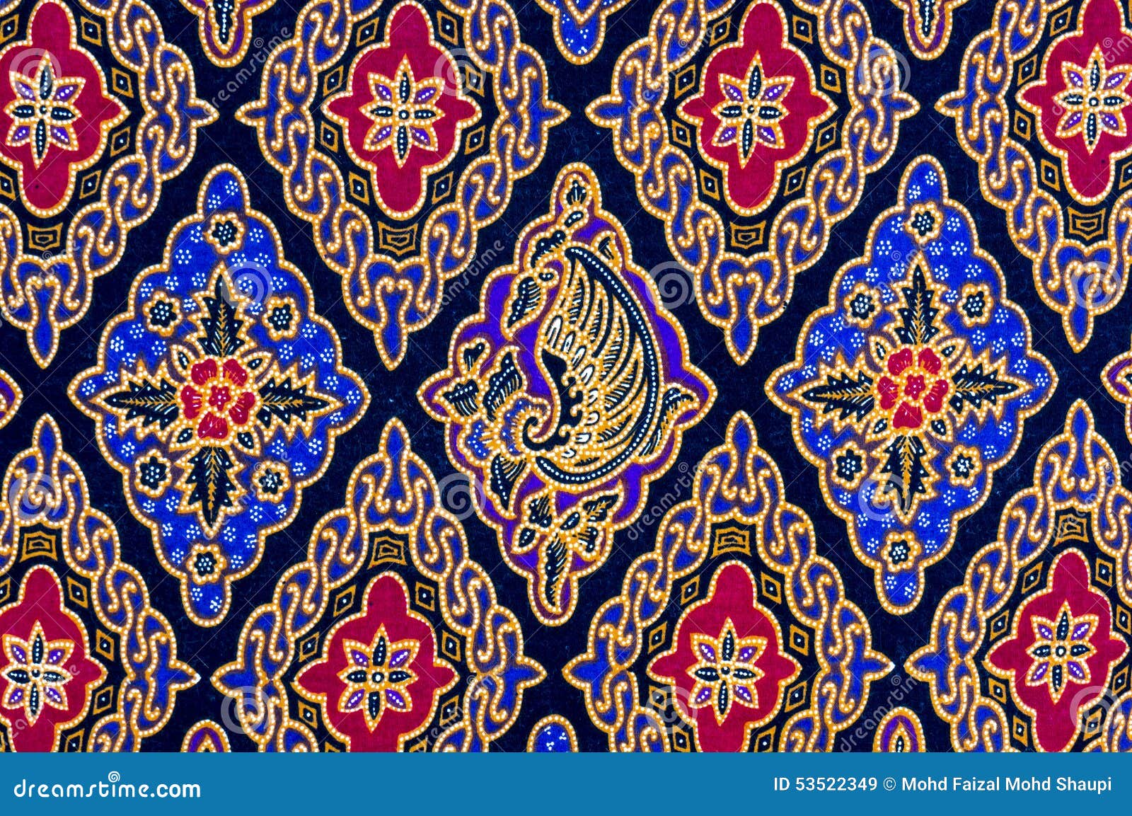  Batik  Pattern Stock Photo Image 53522349
