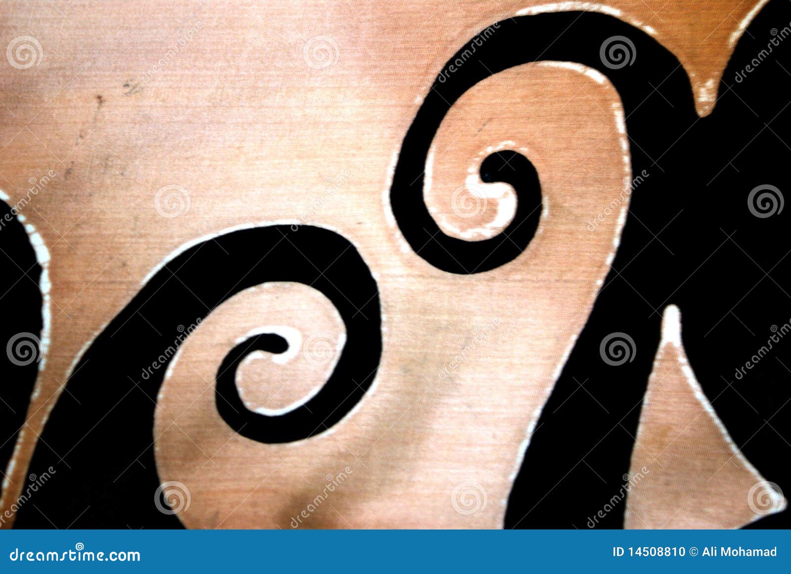 Batik Sarawak An Orang Ulu Motif  Stock Photo Image 14508810