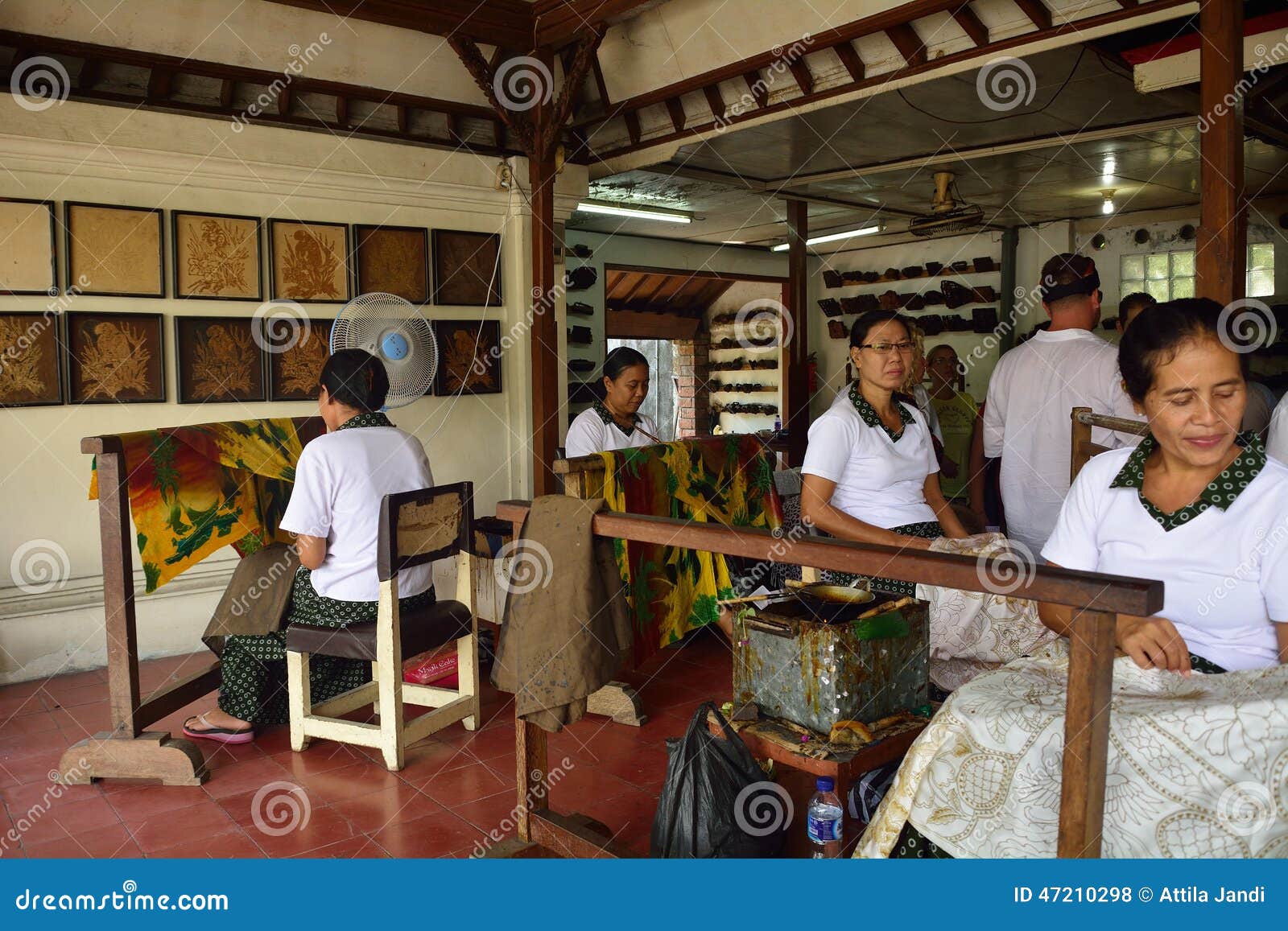 Batik Batubulan, Bali, Indonesia Editorial Stock Photo