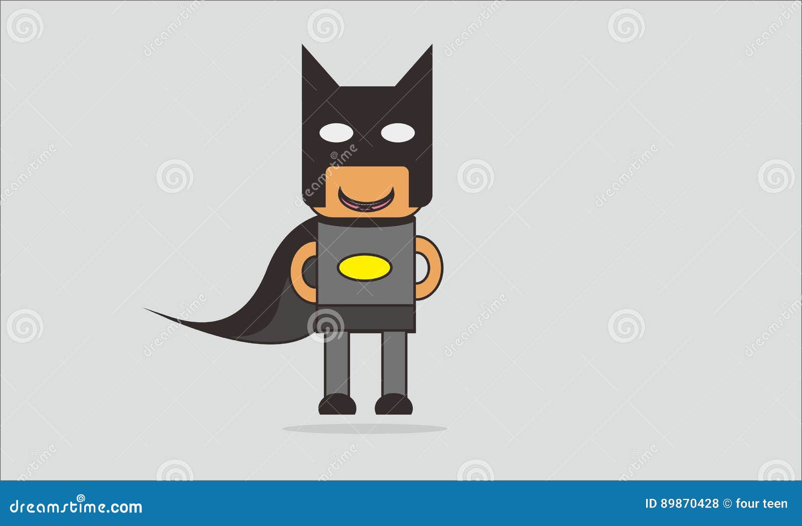 Batman carton stock illustration. Illustration of funny - 89870428