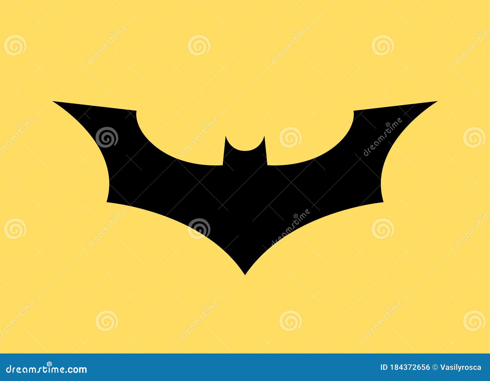 Batman Vector Logo Concept Icon. Bat Man Dark Knight Superhero Cartoon  Abstract Icon Stock Vector - Illustration of night, animal: 184372656