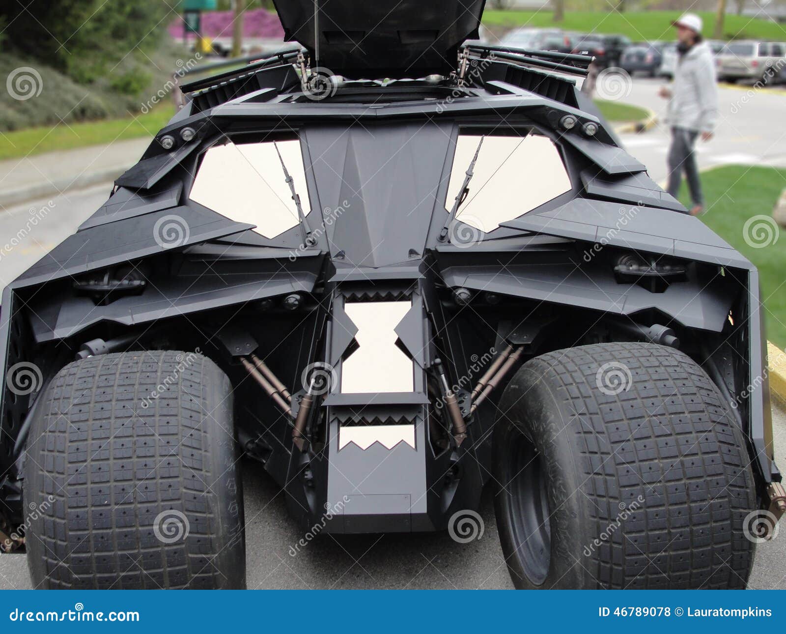 Batmobile Del Caballero Oscuro Movie De Batman Foto de archivo editorial -  Imagen de coche, bateador: 46789078