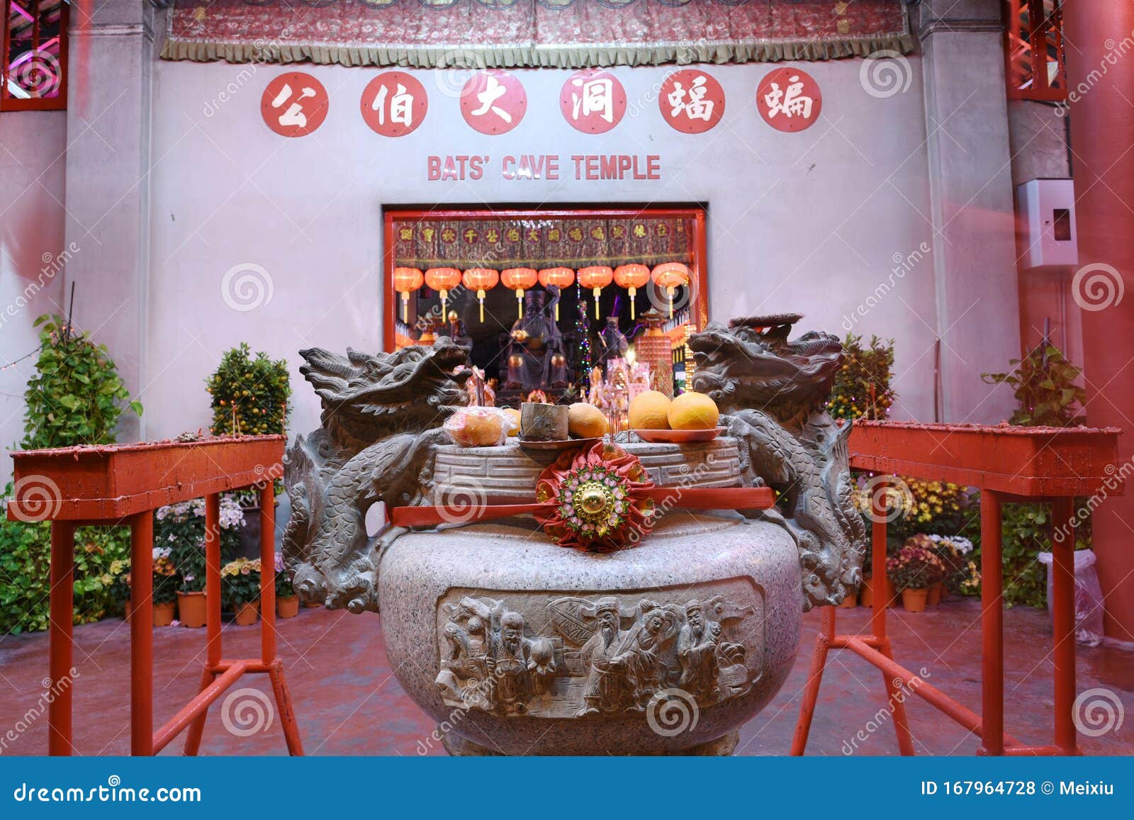 Bats cave chinese temple stock photo. Image of cave 167964728