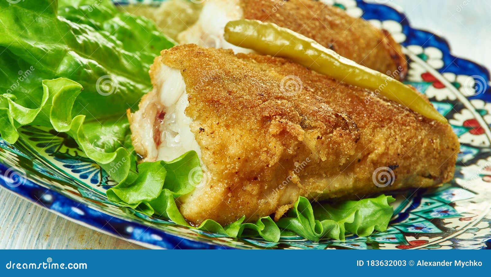 Batter Fried Masala Fish stock image. Image of chilli 183632003