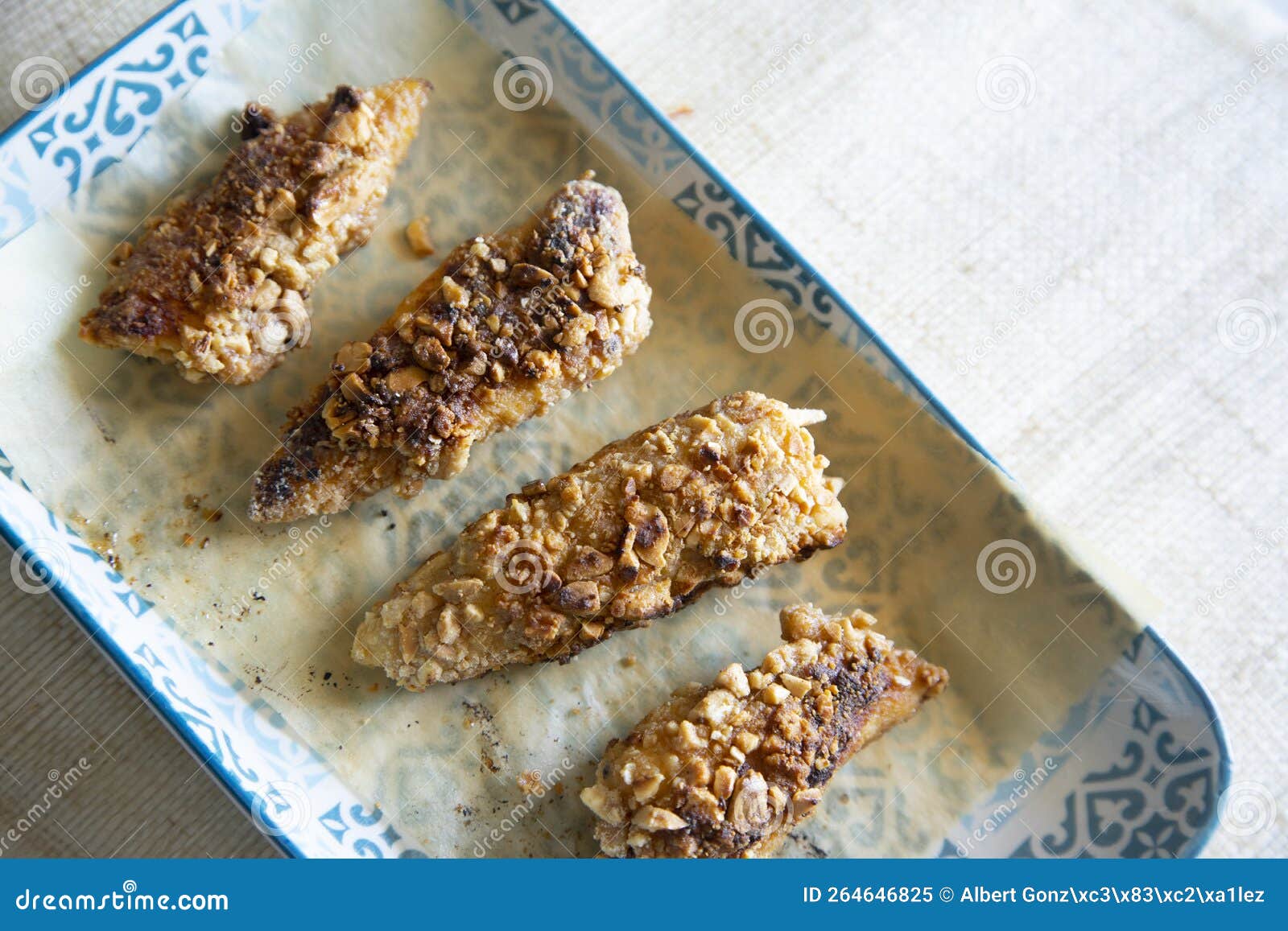 Battered Chicken Fingers in Spain. Stock Image Image of nuggets
