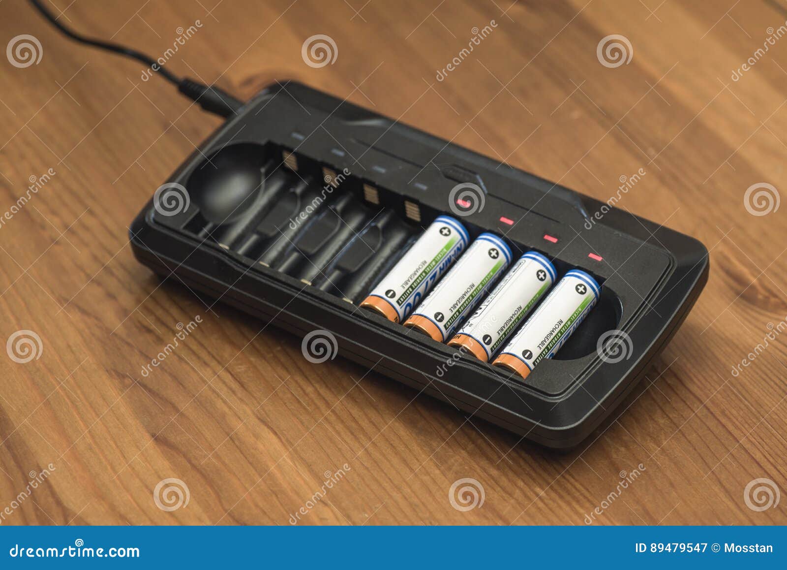 Battery Charger and Charging the Batteries Stock Image Image of metal