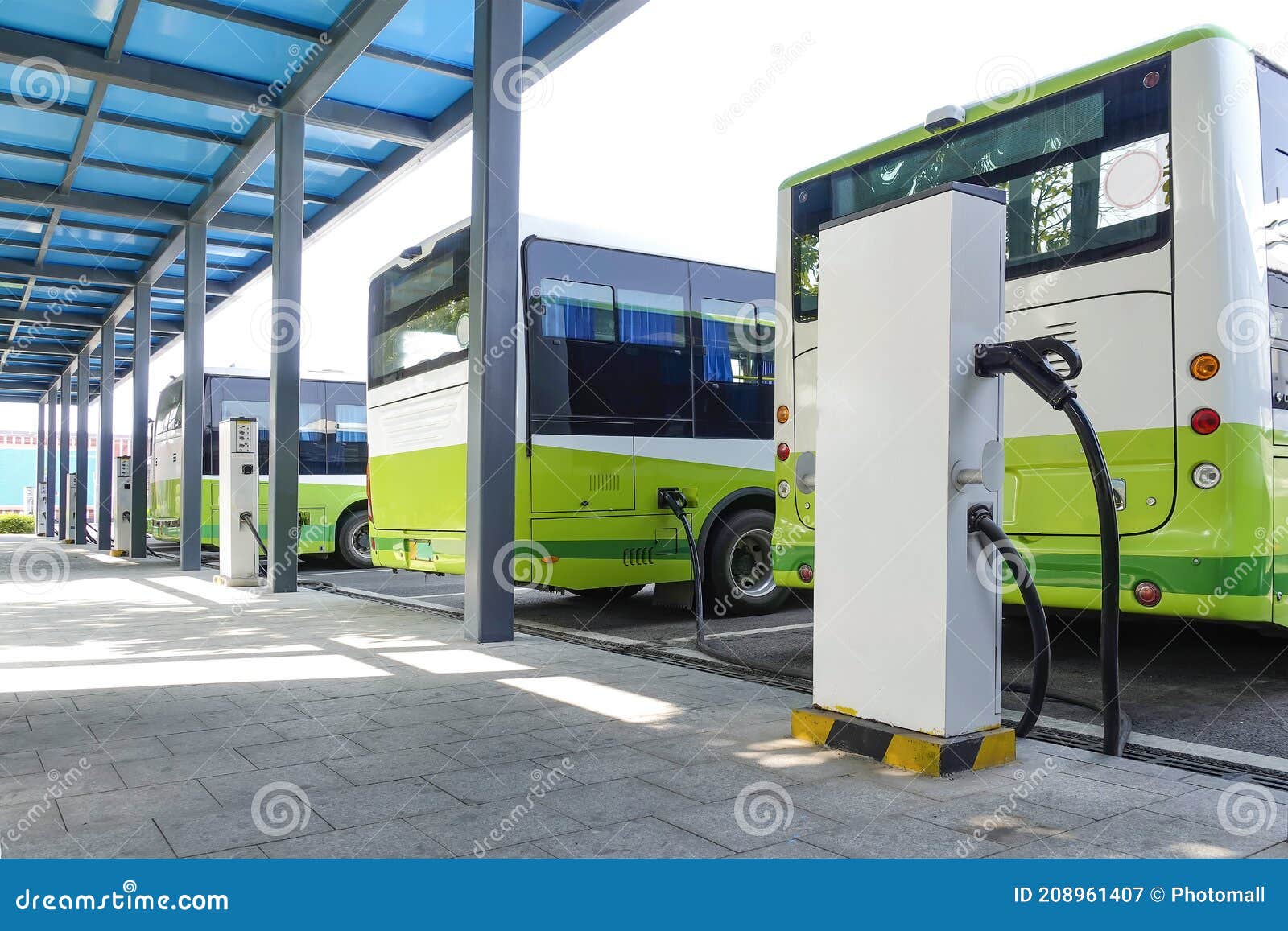 battery electric vehicle bev electrical bus charging pile