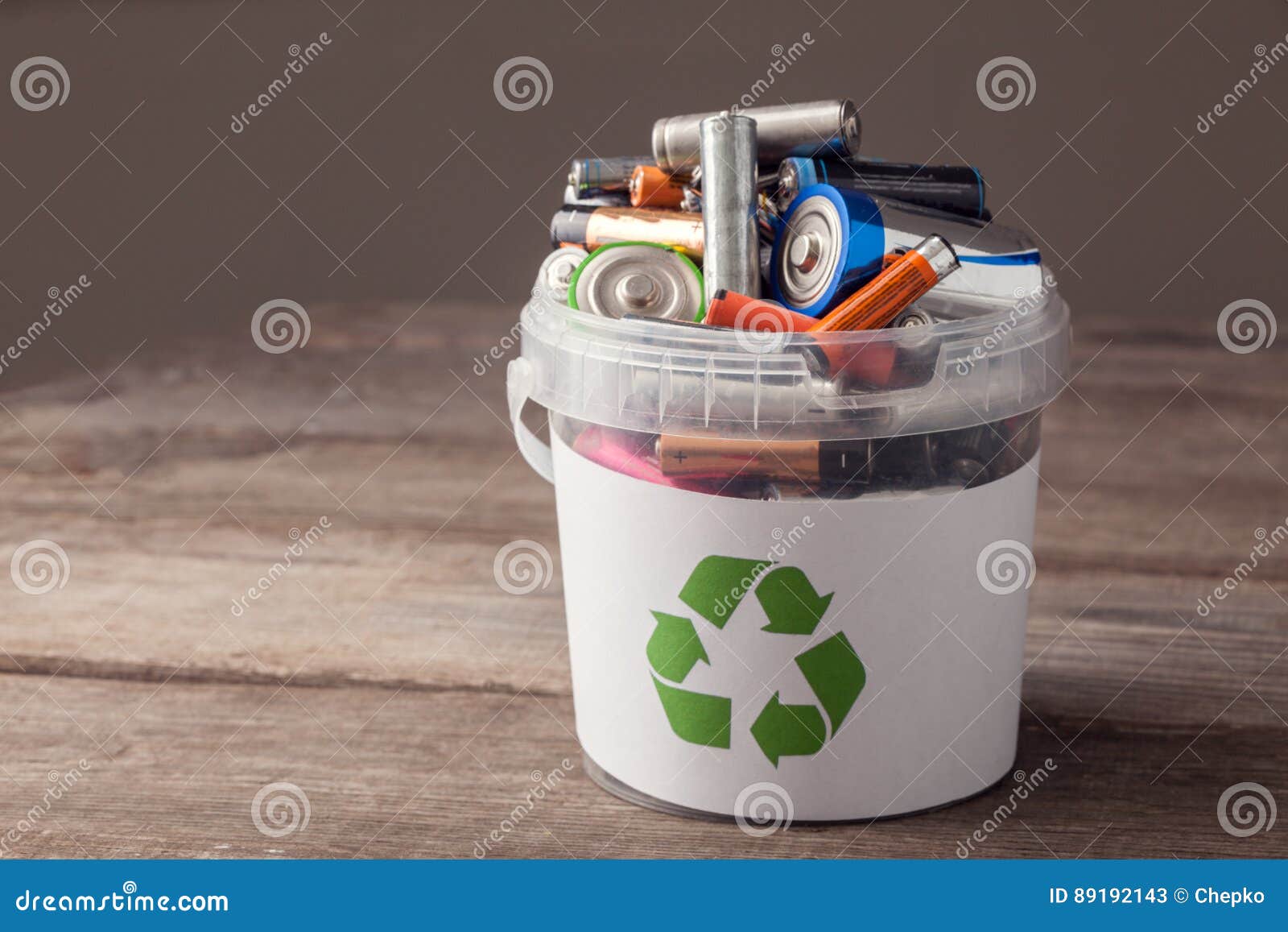 Battery recycle bin stock image. Image of conservation 89192143