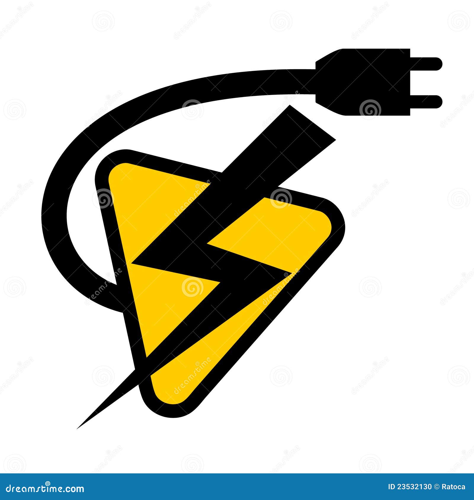 Battery symbol stock vector. Illustration of electricity 23532130