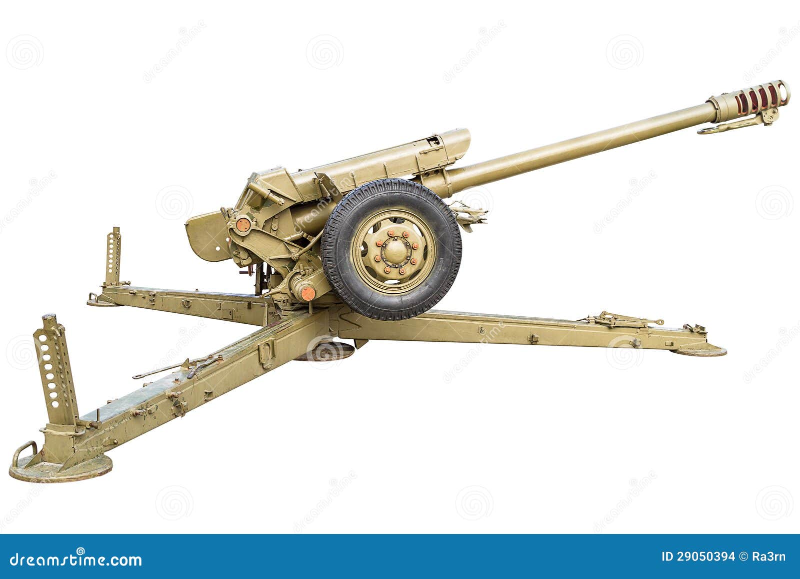 Battle howitzer stock photo. Image of armed, forces, isolated 29050394