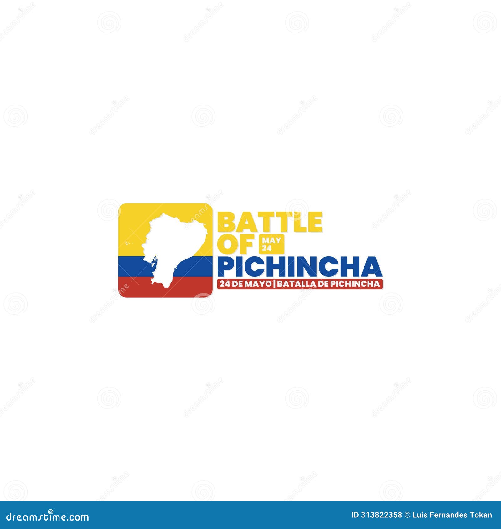 battle of pichincha day or batalla de pichincha, may 24