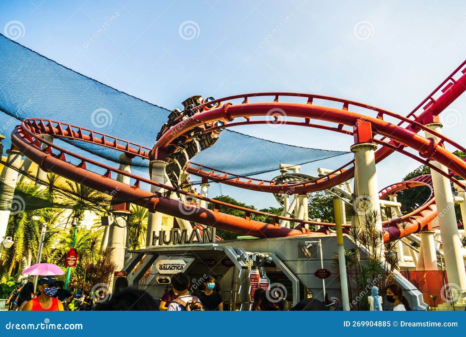 Battlestar Galactica Cylon Rollercoaster in Universal Studios Singapore