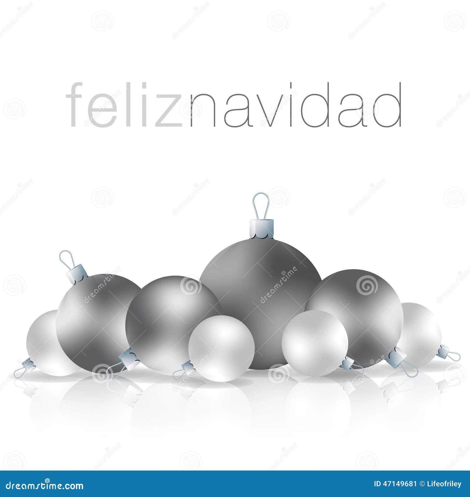 Bauble Christmas Card stock vector. Illustration of gold 47149681