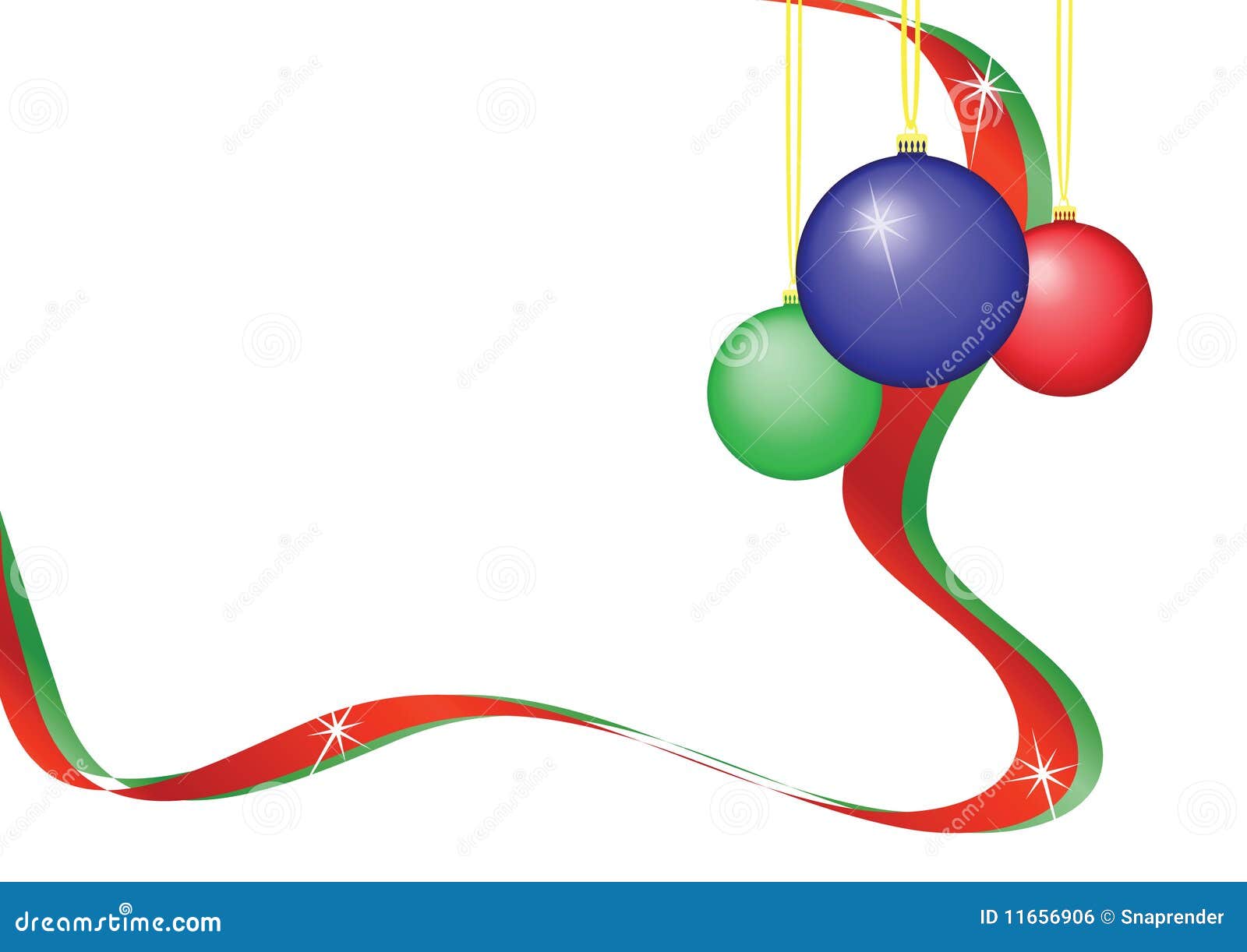 Baubles and Ribbon stock vector. Illustration of hanging - 11656906