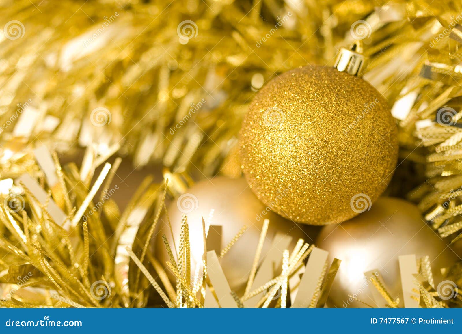 Baubles and tinsel stock image. Image of garland, tinsel 7477567