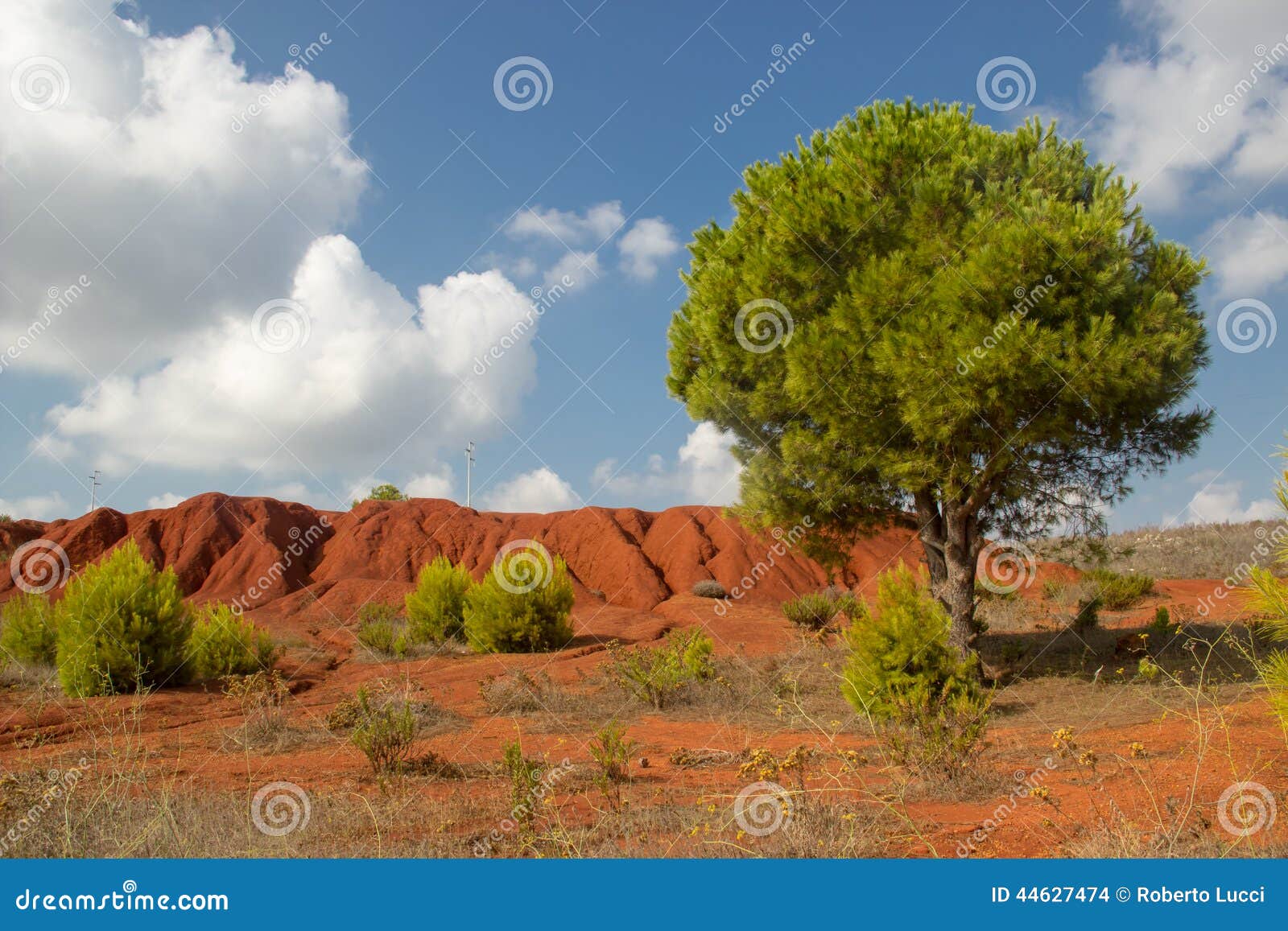 Bauxite mine stock photo. Image of horizontal, geology - 44627474