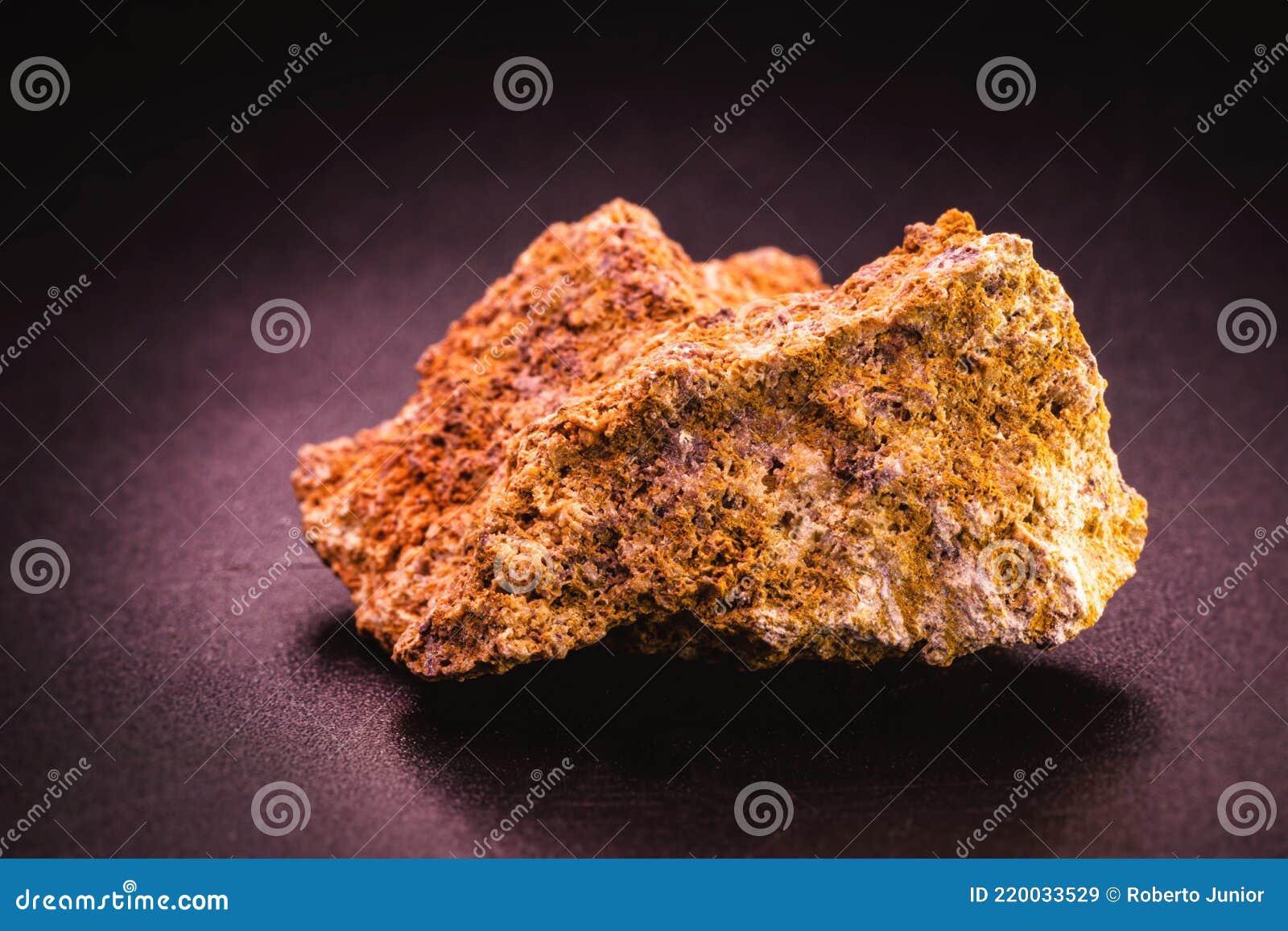 Bauxite Ore, Used in the Production of Metallic Aluminum Stock Image