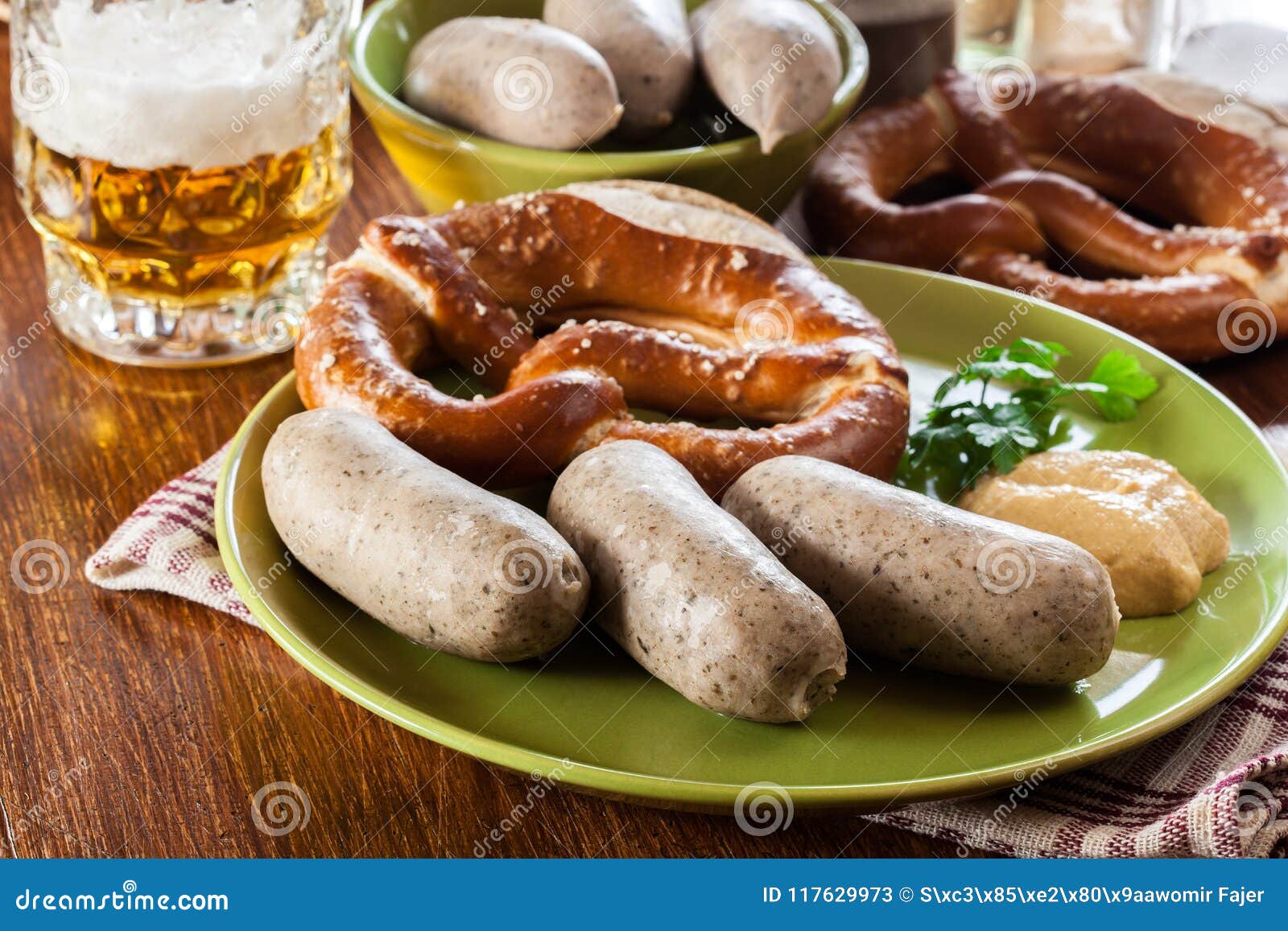 Bavarian Breakfast With White Sausage Stock Image Image Of Brunch