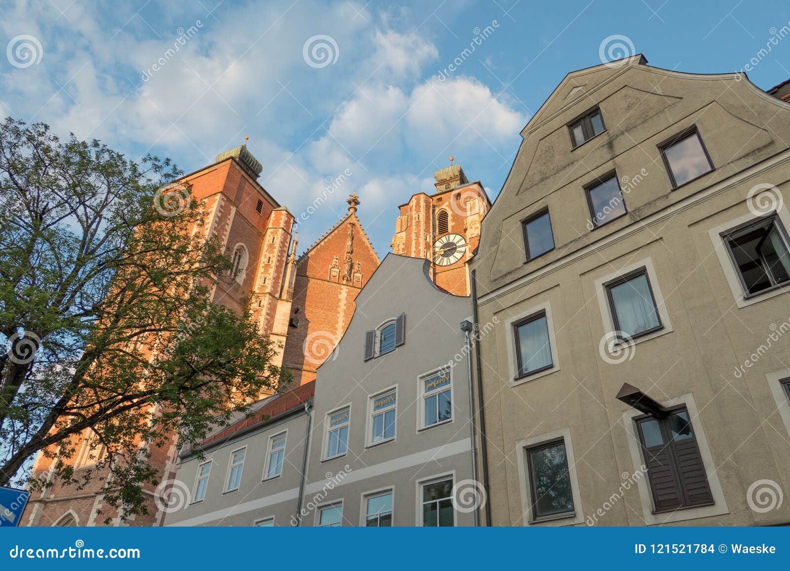 The City Of Ingolstadt In Germany Stock Photo Image Of Tower Shore 121521784
