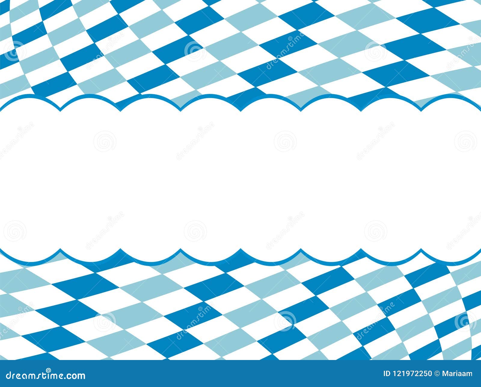 Bavarian Flag Pattern Background With Copy Space. Backdrop ...