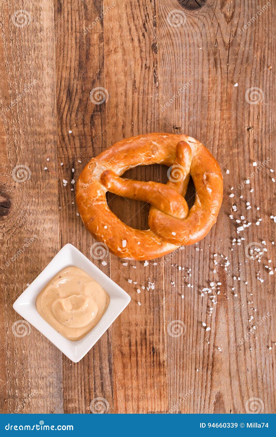 Bavarian pretzel. stock image. Image of bavarian, meal 94660339