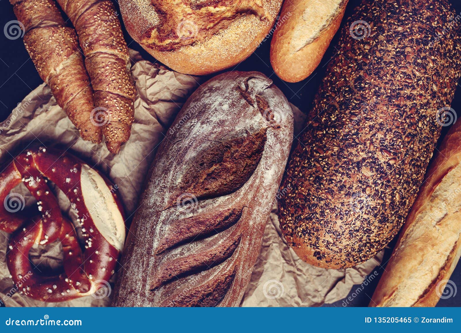 bavarian pretzel and traditionally made baked goods. - image