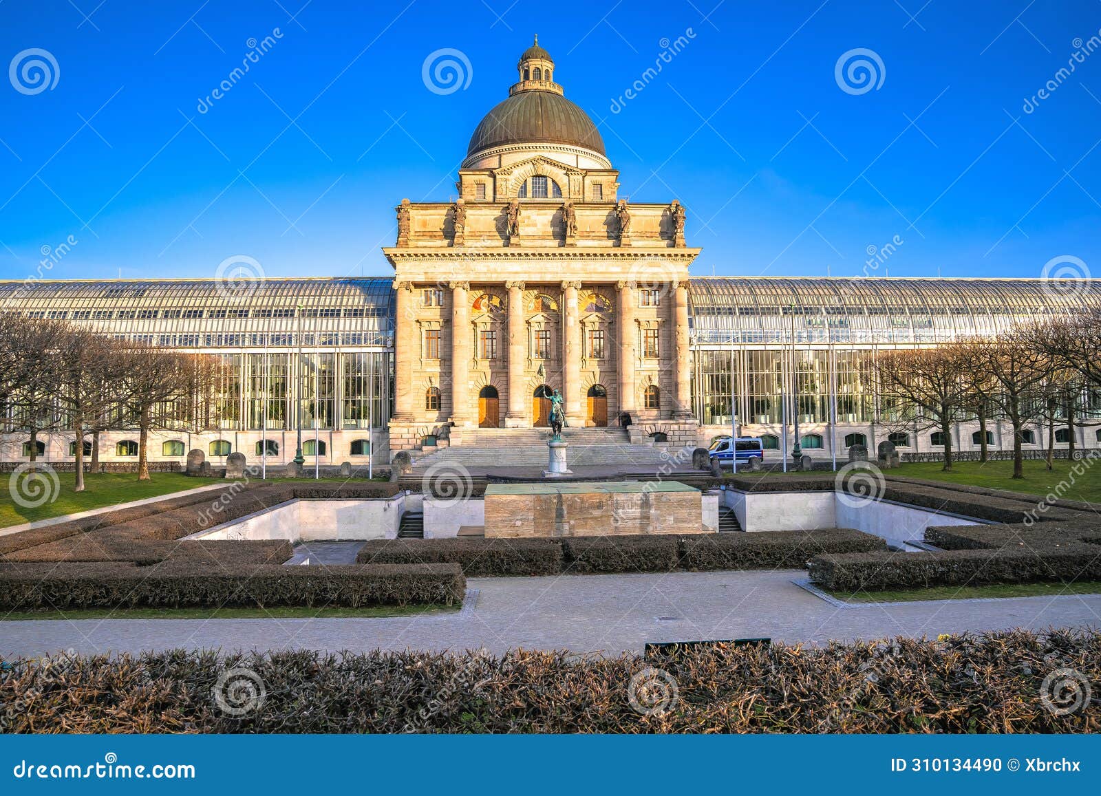 bavarian state chancellery in city of munich