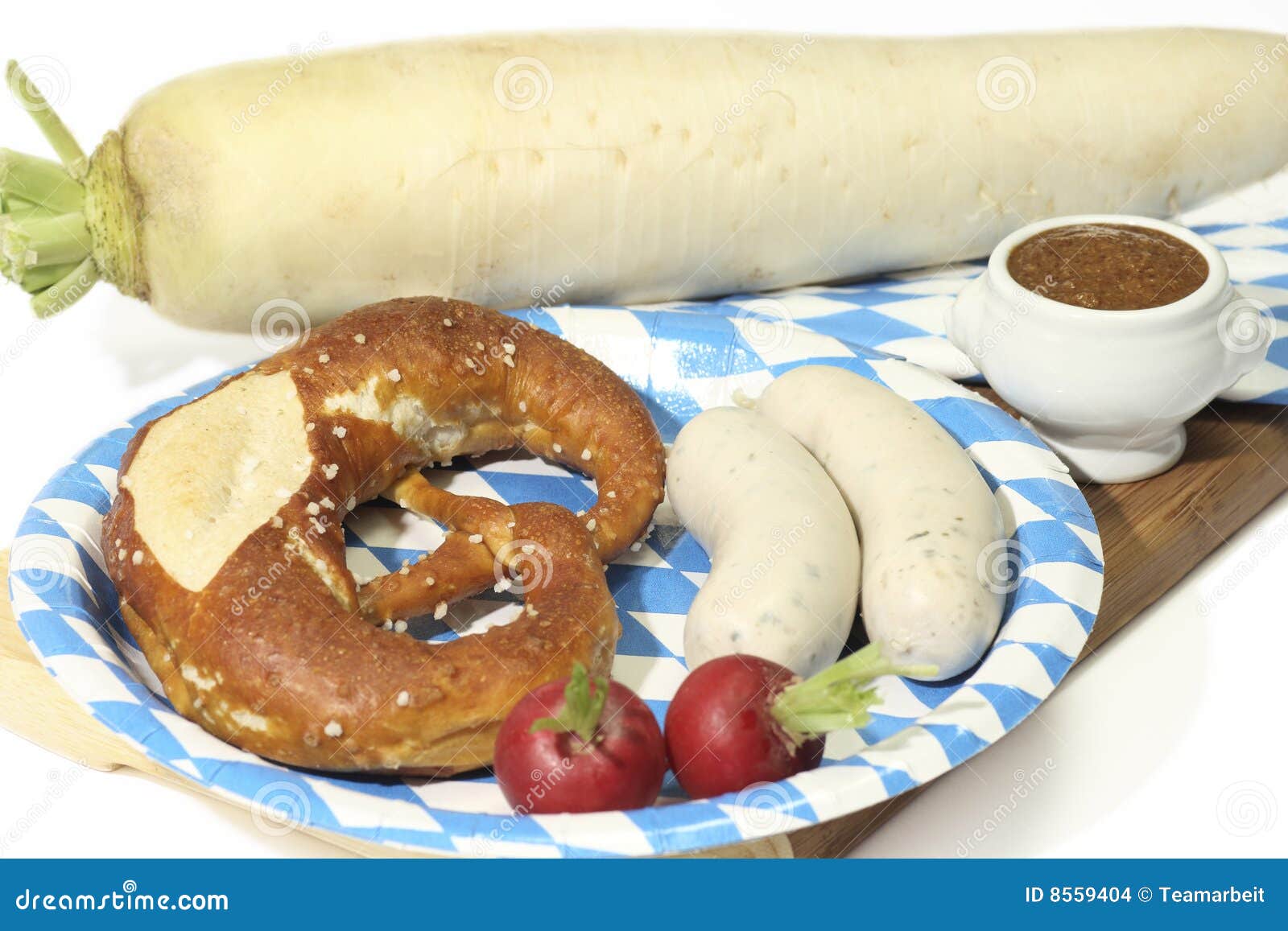 Bavarian Veal Sausage stock photo. Image of bavaria, dinner 8559404