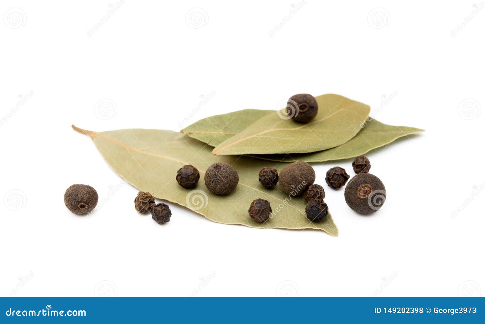 Bay Leaf, Allspice and Pepper Stock Photo Image of nature, aromatic