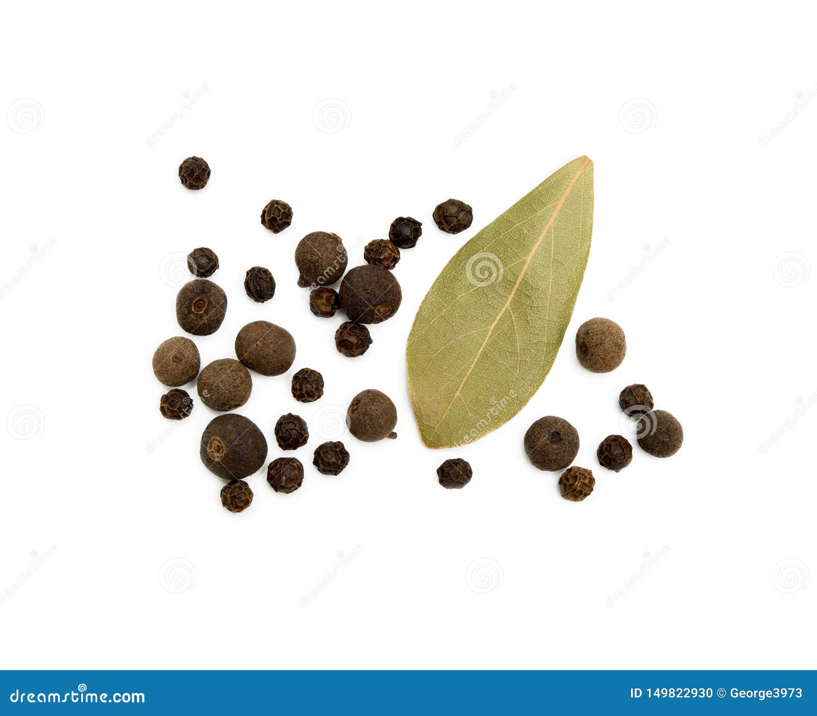 Bay Leaf, Allspice and Pepper Stock Photo Image of closeup, natural
