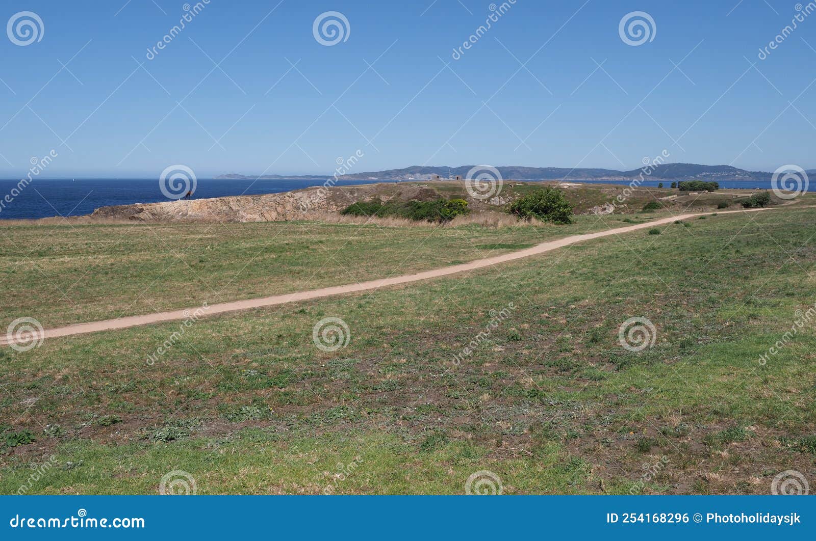 Bay Near a Coruna City in Galicia District of Spain Stock Photo - Image