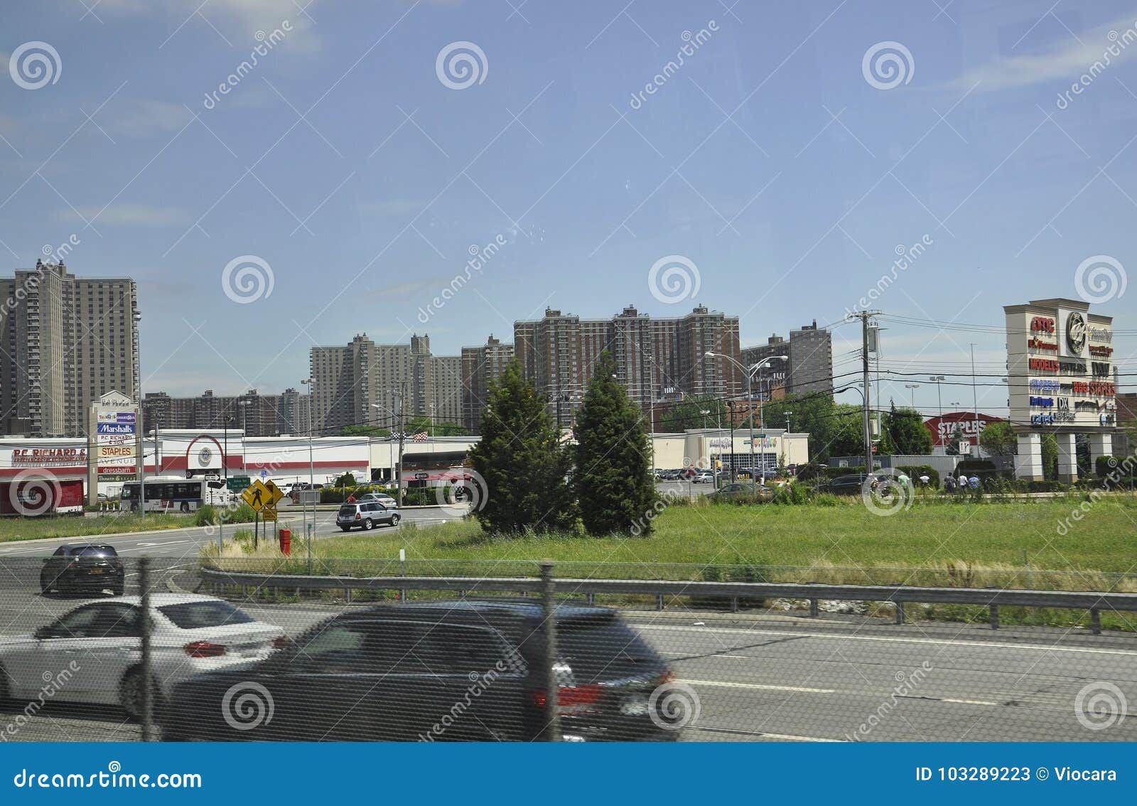 New York City, 1nd July Bay PLaza in Bronx from New York City in