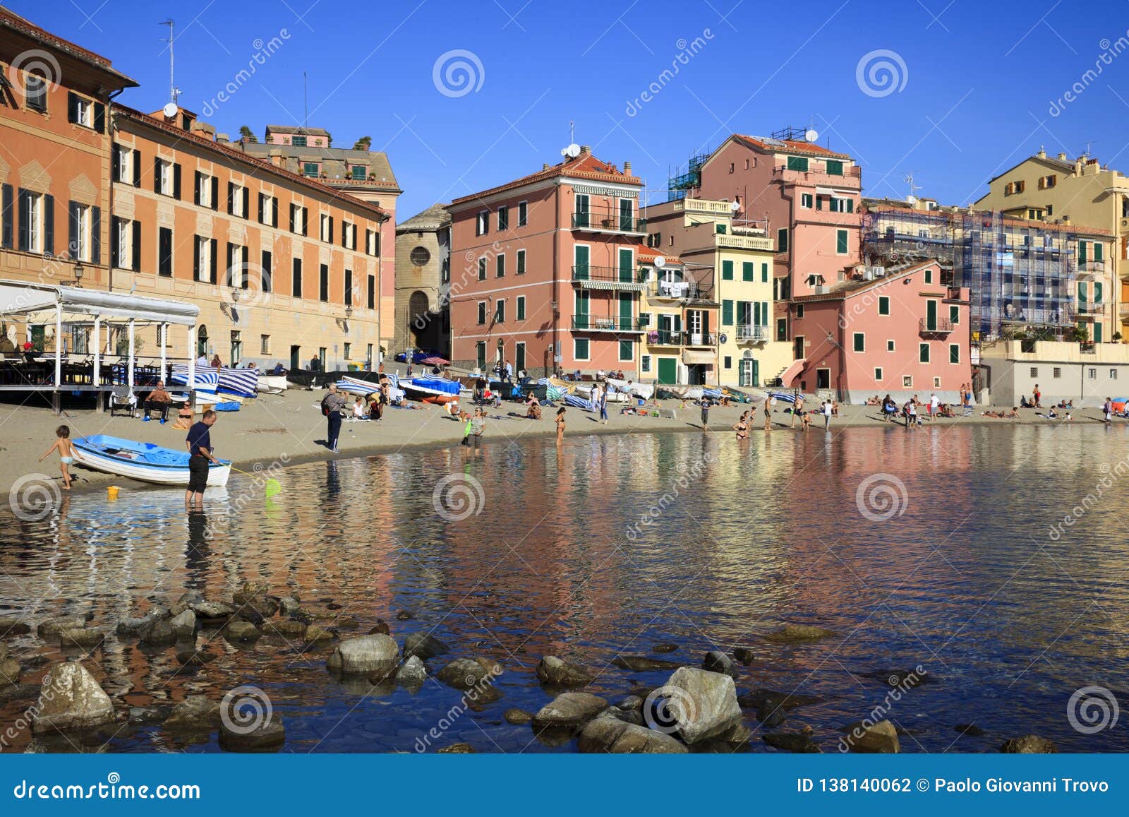 The Beach Of Silence In Sestri Levante Editorial Image | CartoonDealer ...