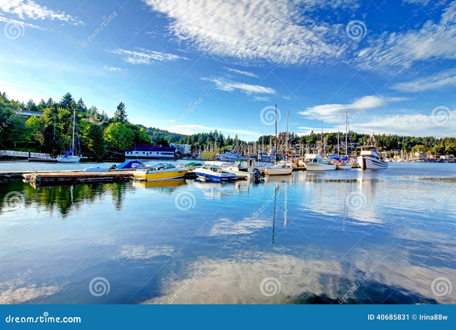 Bay View in Washington Stock Image Image of state, blue 40685831