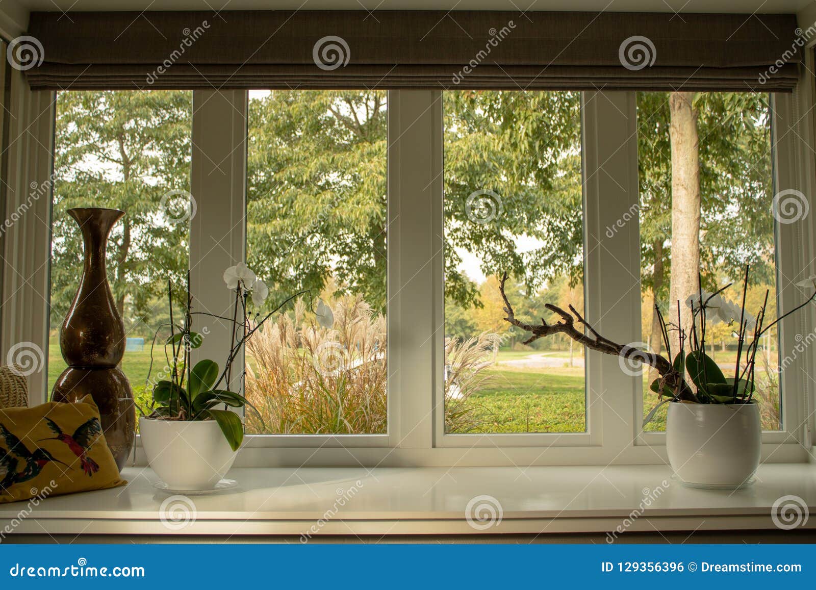 Bay window house stock photo. Image of cane, windows 129356396