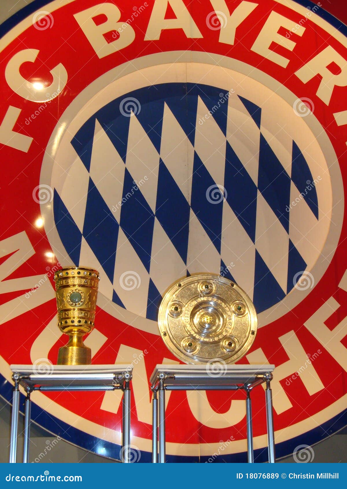 Bayern Munich Logo and Trophies Editorial Stock Image - Image of logo ...