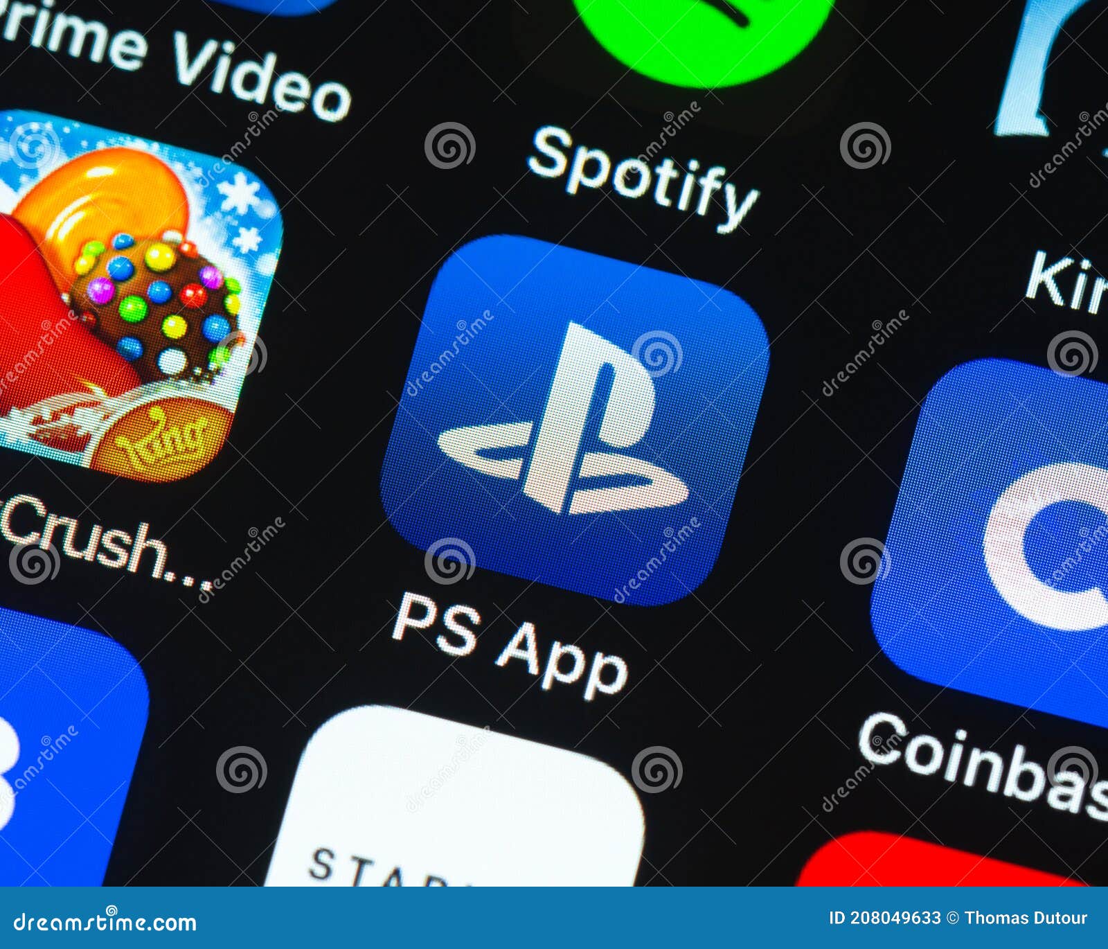 PlayStation App Icon Apple Screen Editorial Stock Photo - Image playstation, service: 208049633