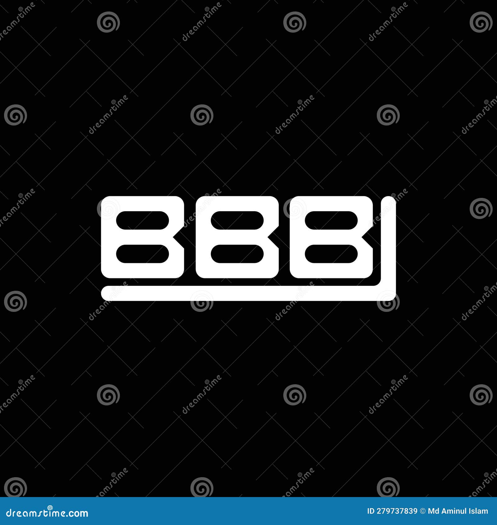 BBB Letter Logo Creative Design with Vector Graphic, BBB Stock