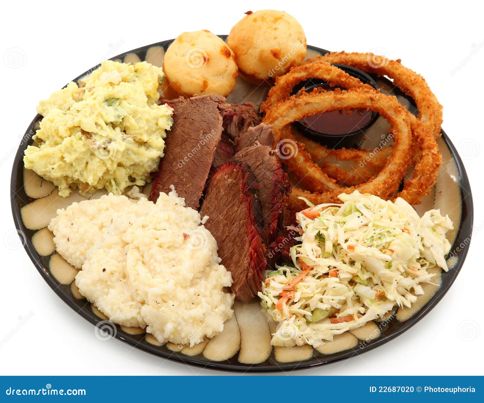 BBQ Beef Brisket Southern Dinner Stock Photo Image of cooking, greasy