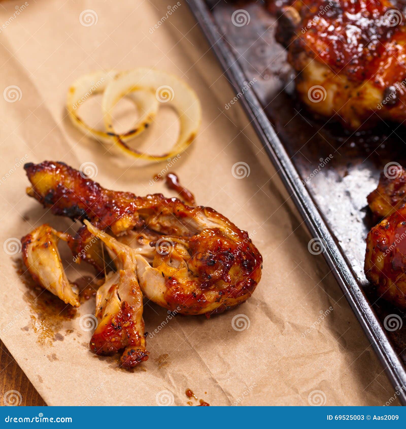 BBQ Buffalo Chicken stock image. Image of fire, roasted 69525003