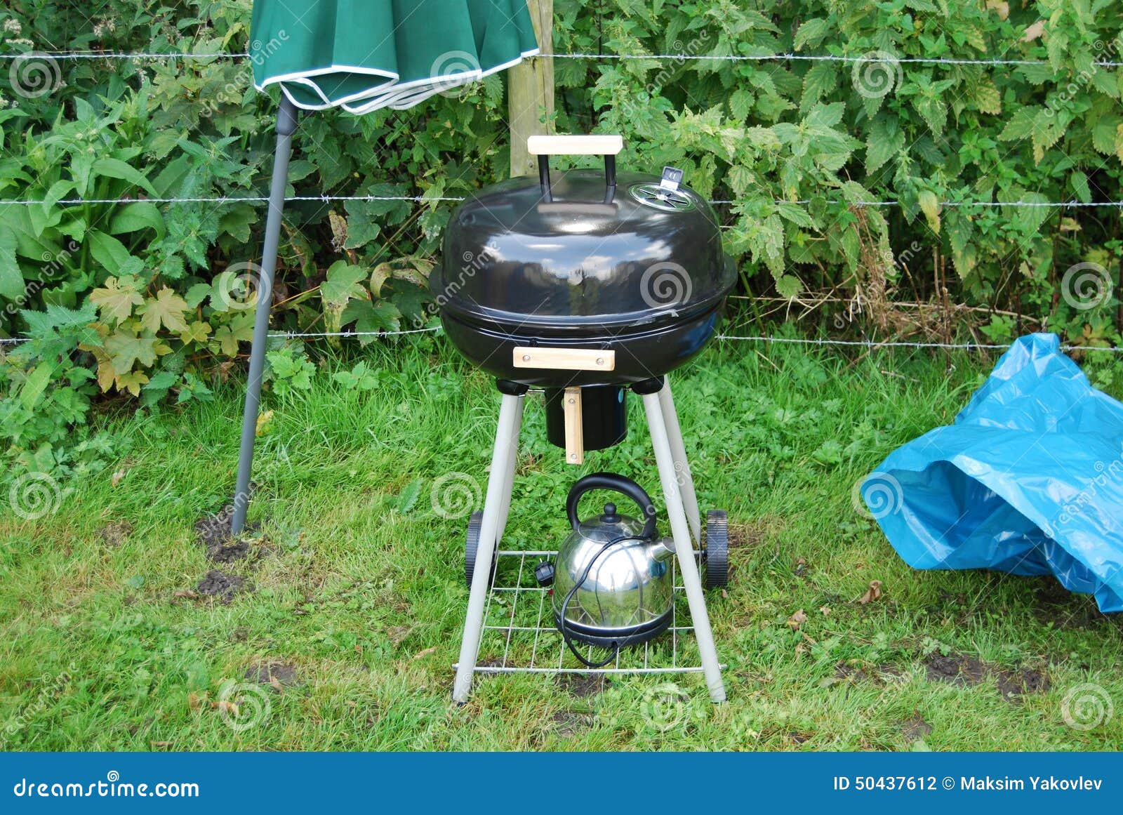 BBQ facilities stock photo. Image of camping, meat, cook 50437612