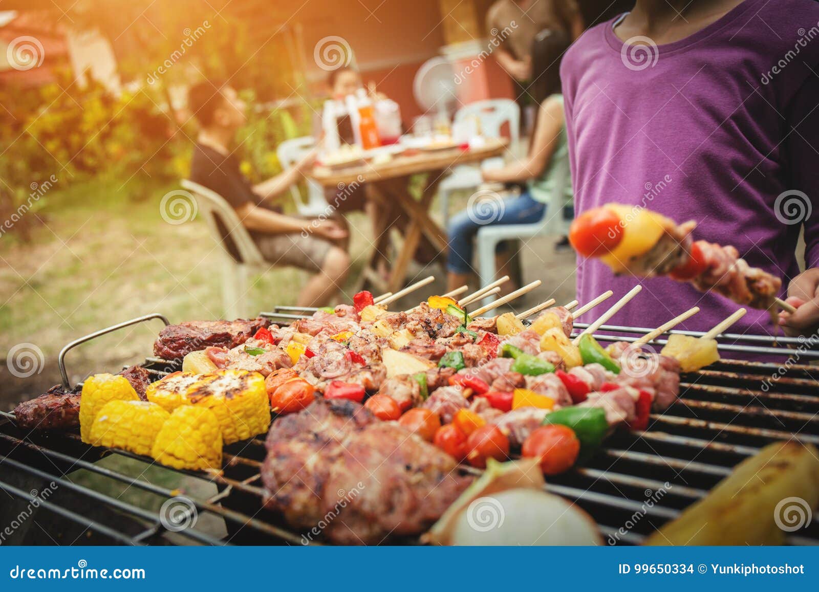 bbq food party summer grilling meat.