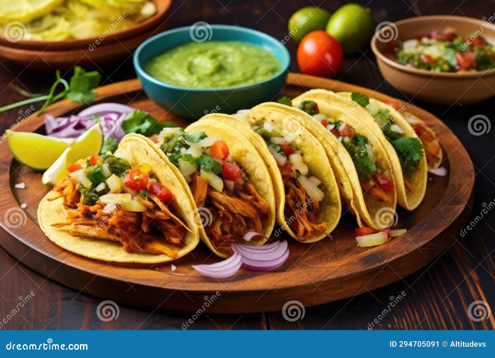 Bbq Jackfruit Tacos with Corn Tortillas Stock Image Image of summer
