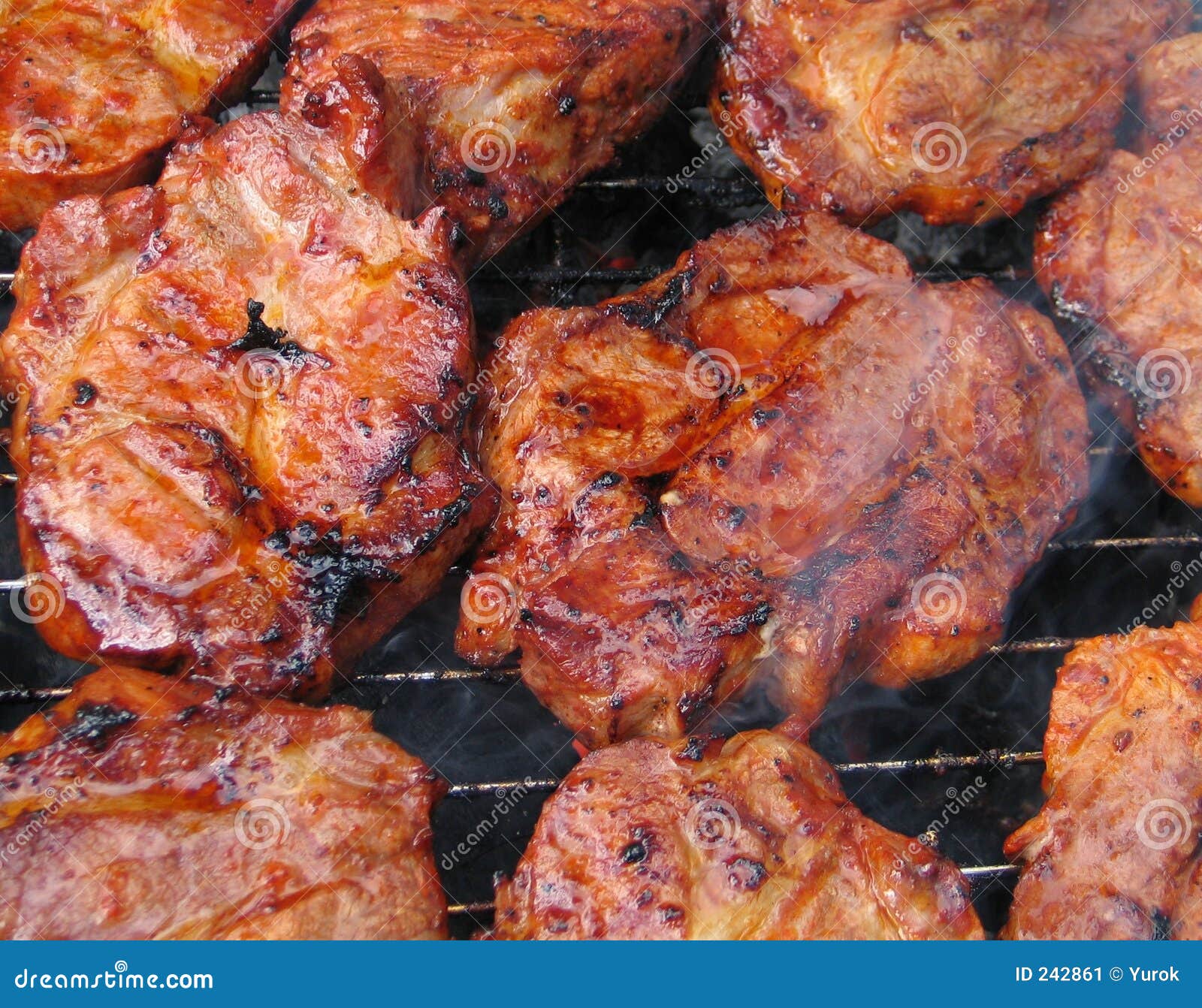 Bbq meat stock image. Image of barbecue, juice, juicy, beef 242861