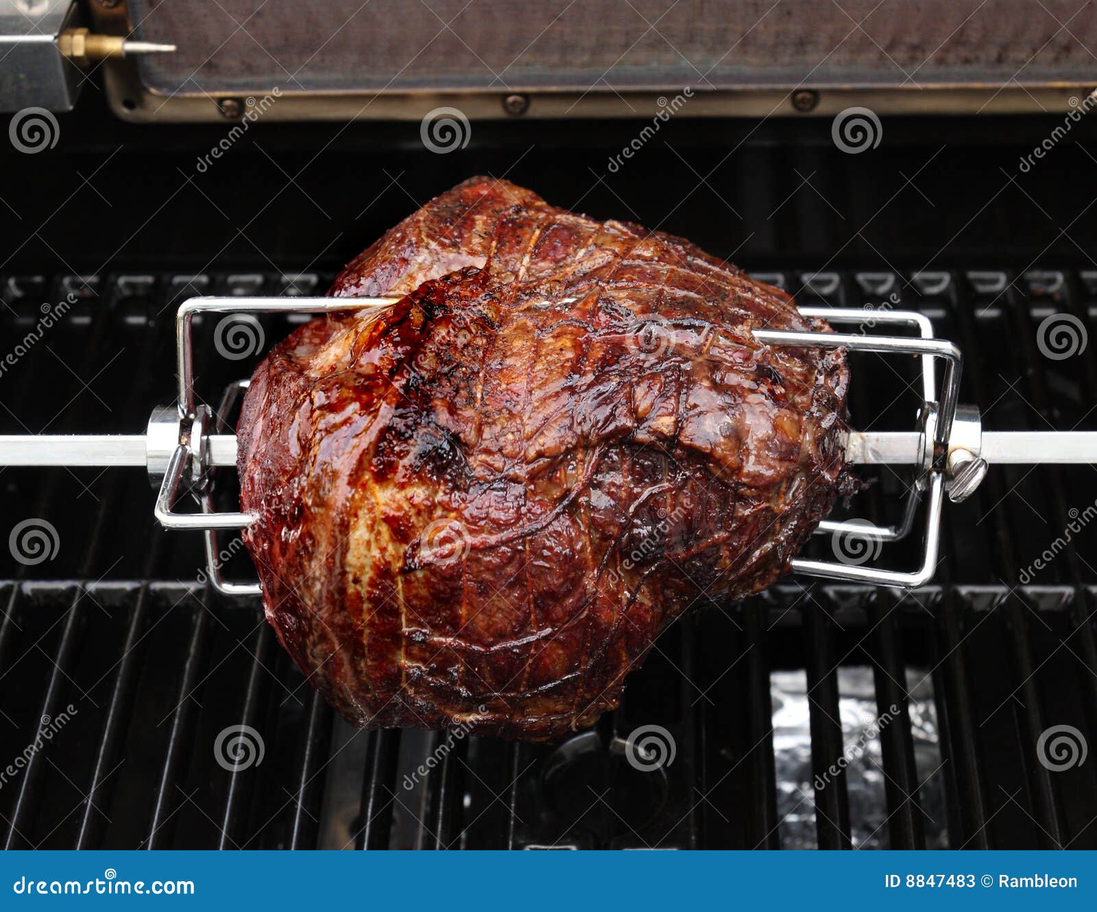 BBQ Roast stock image. Image of food, outdoors, detail 8847483