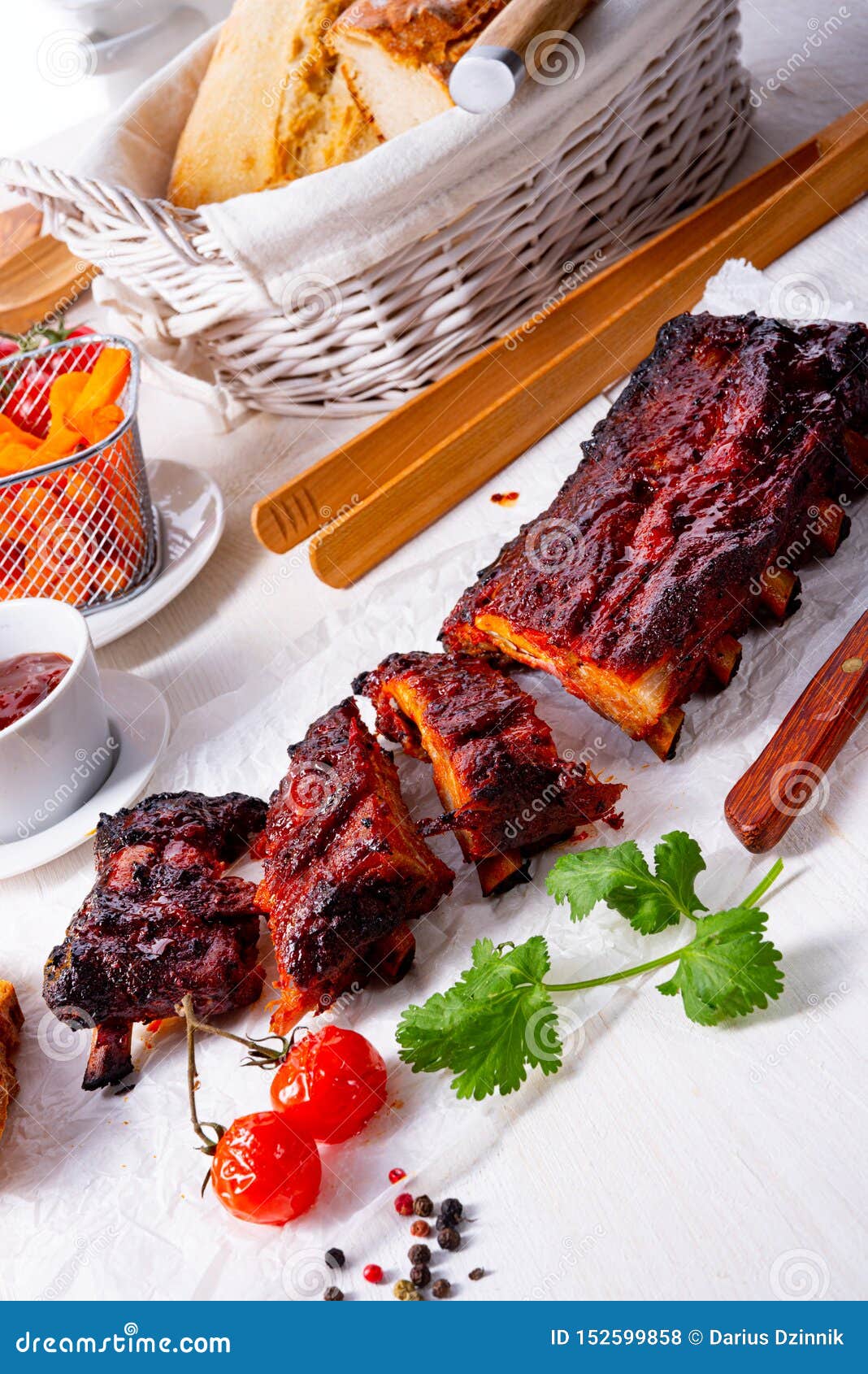 BBQ Spare Ribs from a Charcoal Grill Stock Photo Image of pattern, piece 152599858