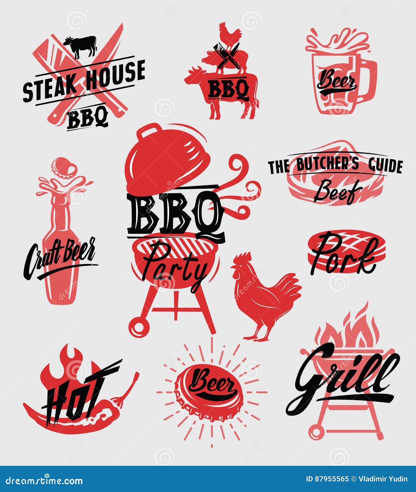 Bbq symbol vector stock vector. Illustration of barbeque 87955565