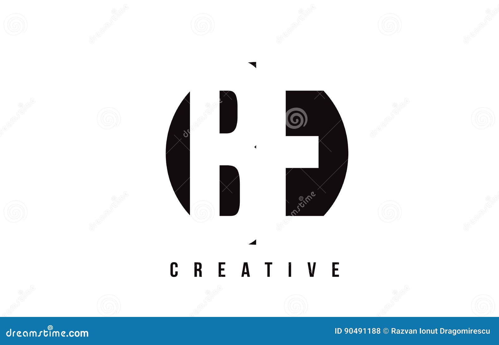 be b e white letter logo  with circle background.