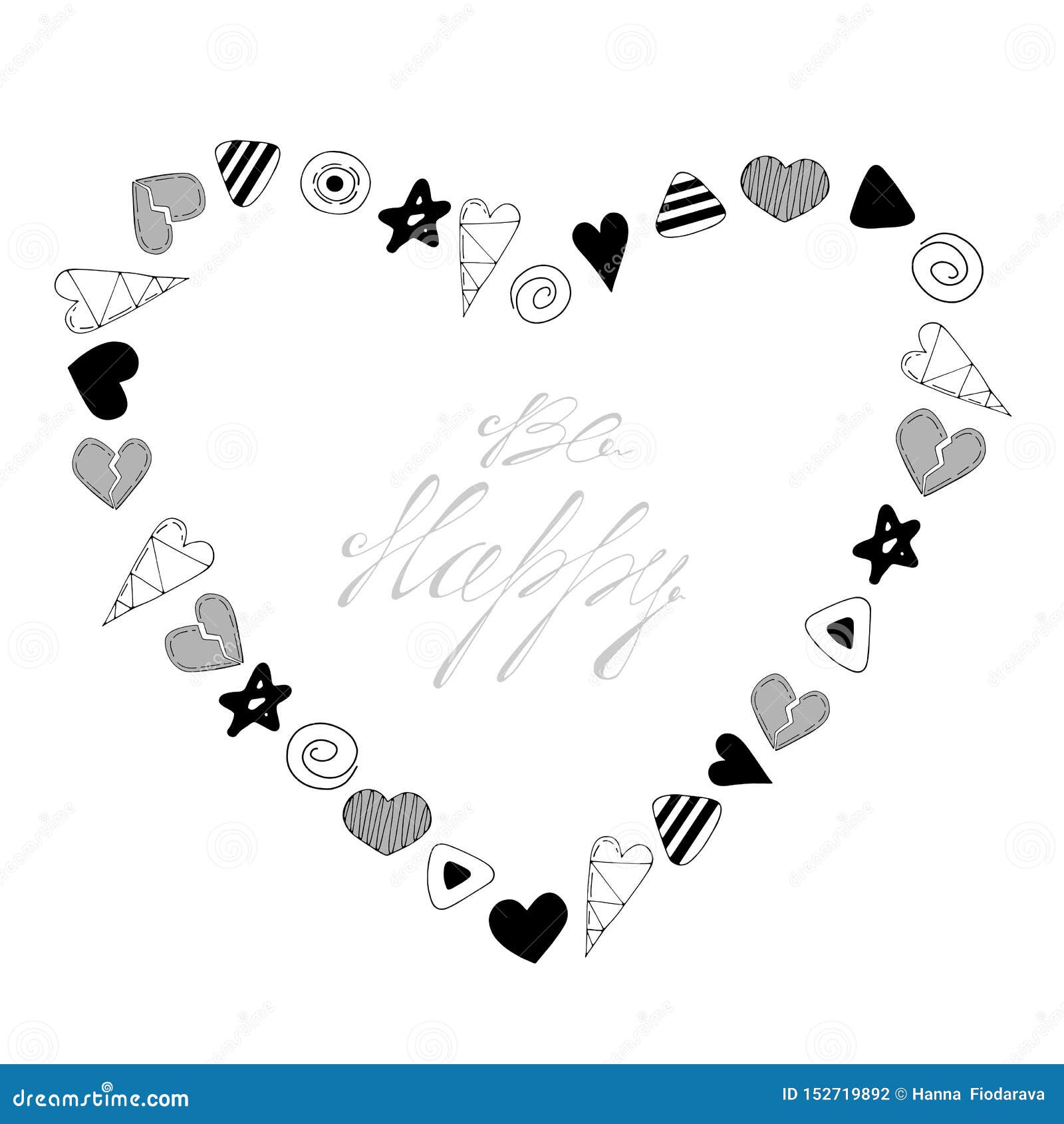 Hearts Of Happiness Template Hearts Of Happiness Template