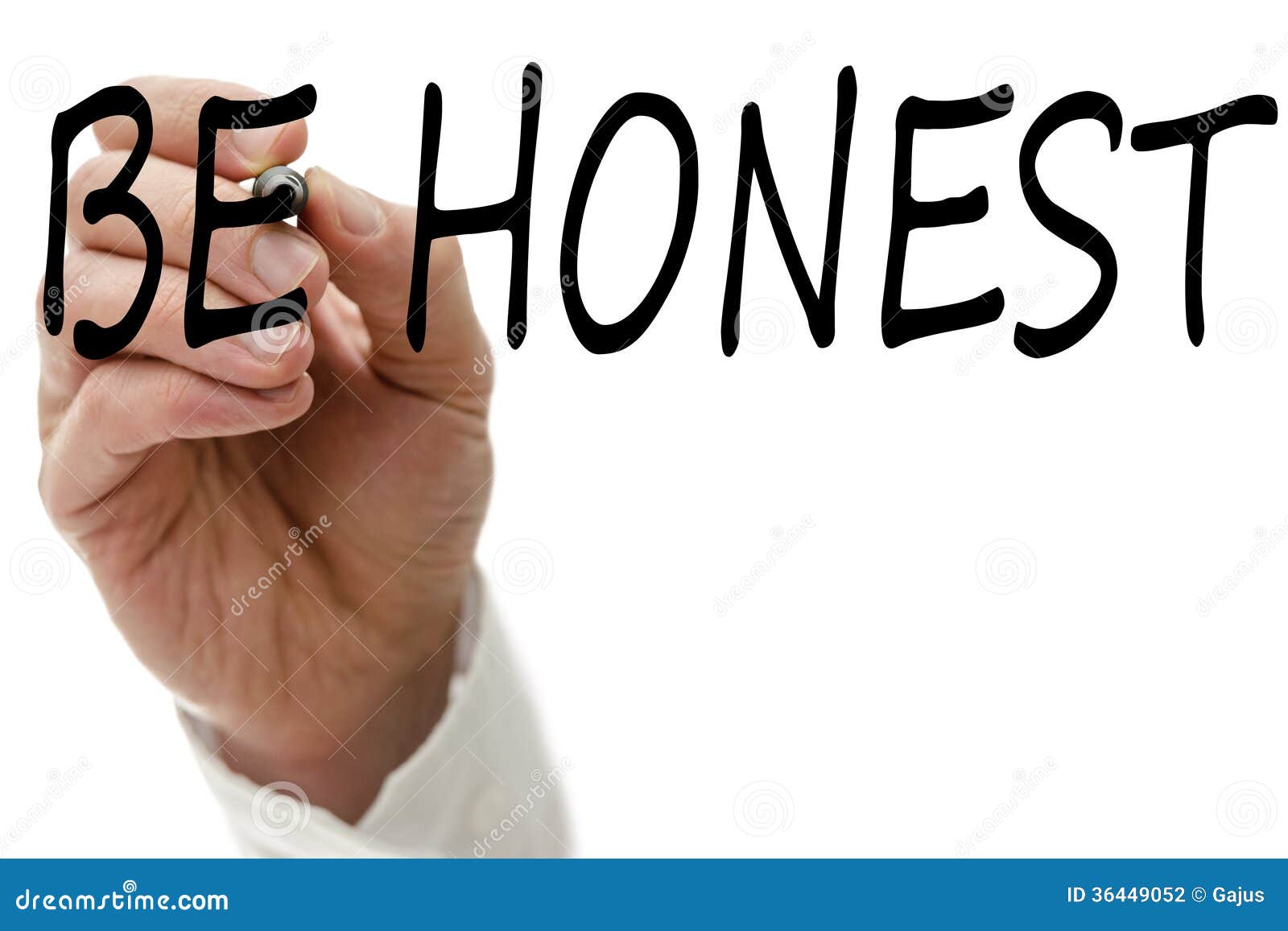Be Honest Stock Photography Image 36449052
